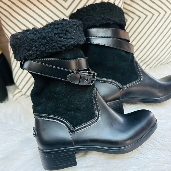 Coach Zena Black Snow & Rain Boot - Picture 7 of 12